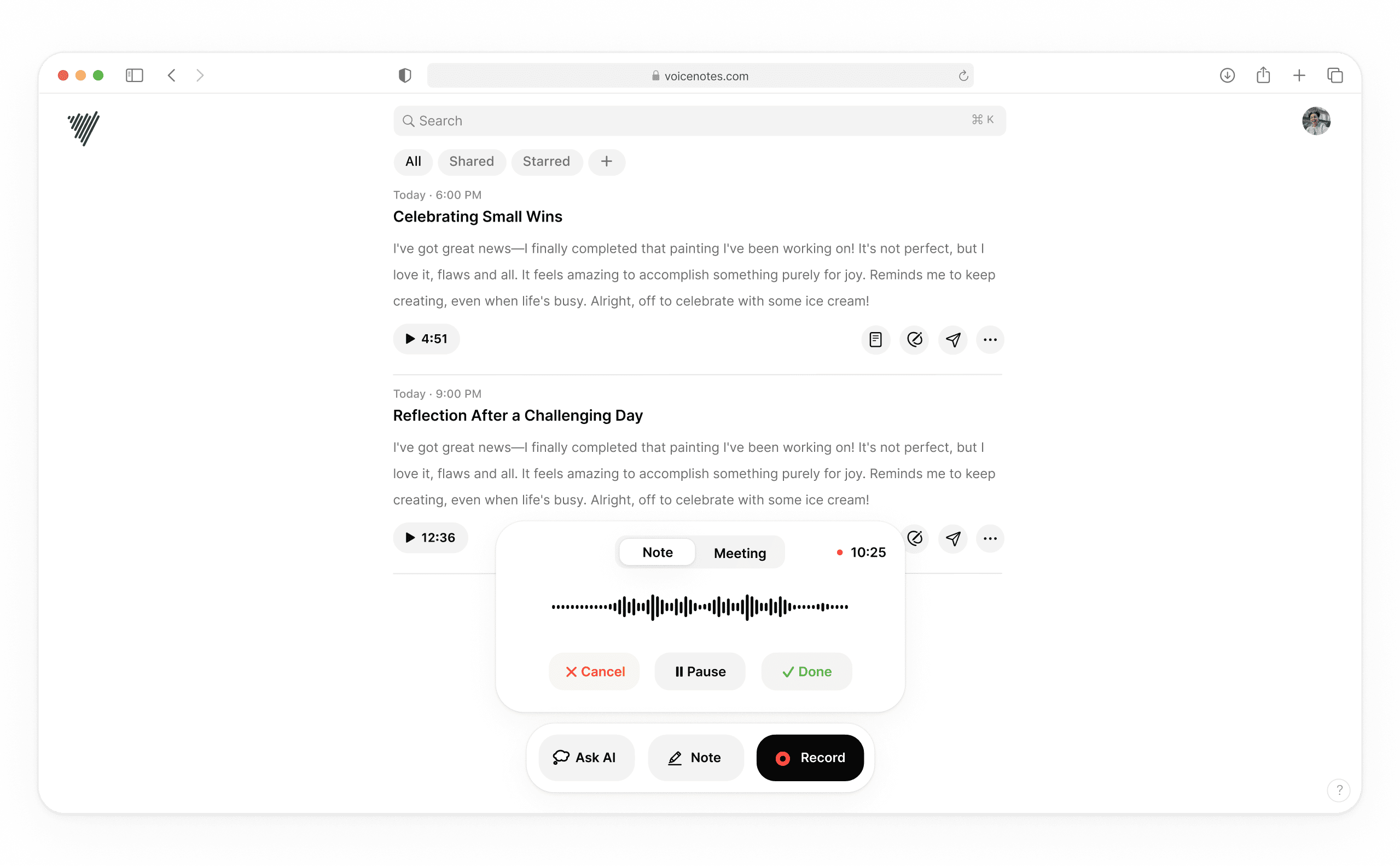 Effortless Recording