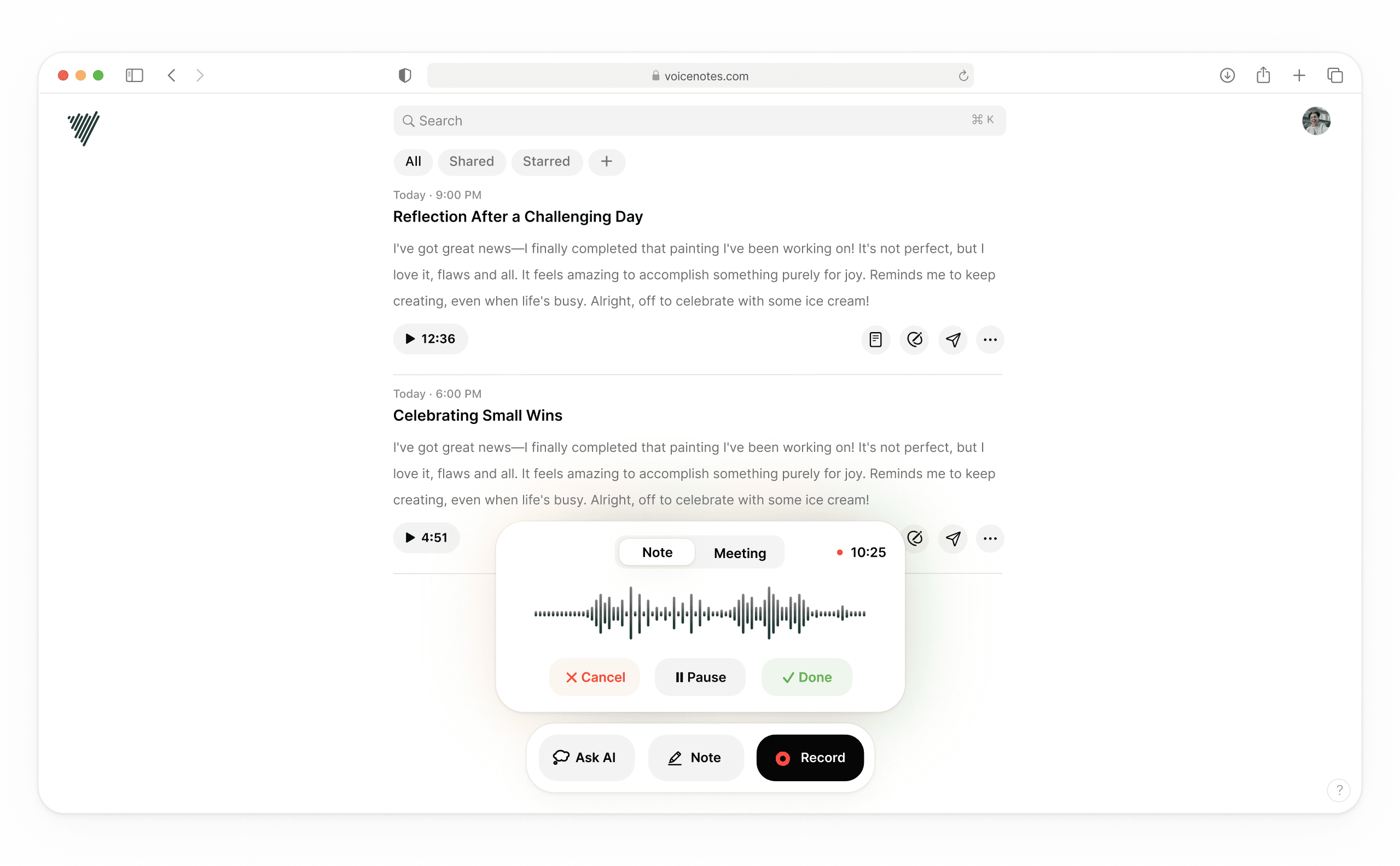 Whisper & Noise Filtering