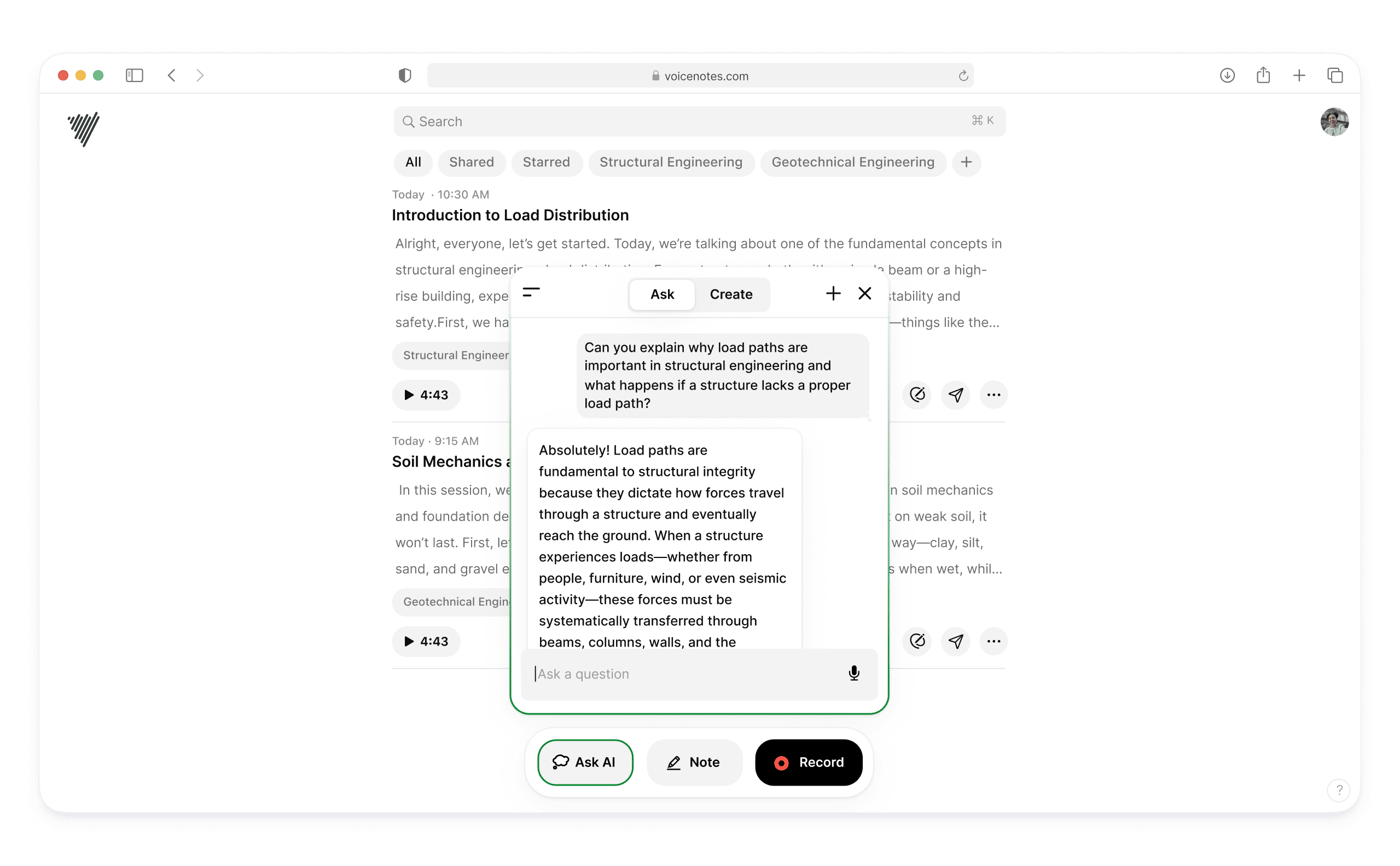 Ask AI to recall anything