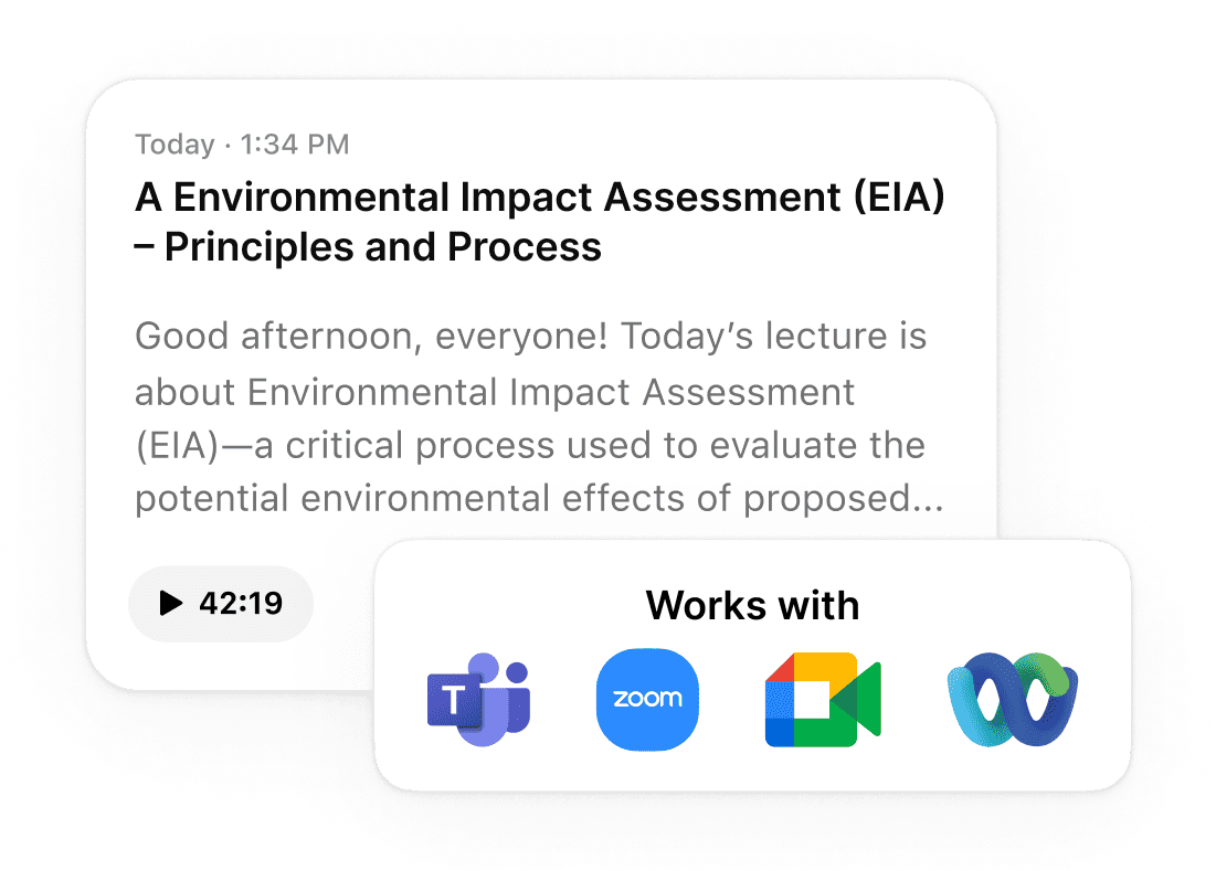 Integrations for advanced note-taking with your favorite apps.